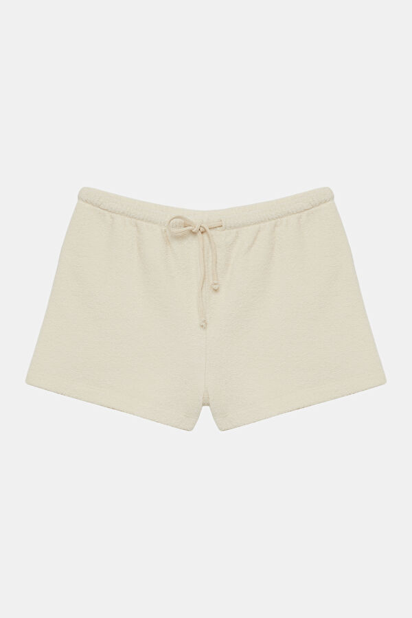 Ecru Organic Cotton Women's Shorts