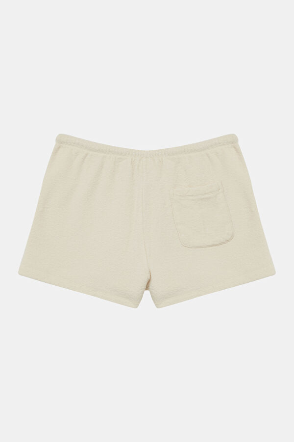 Ecru Organic Cotton Women's Shorts 2