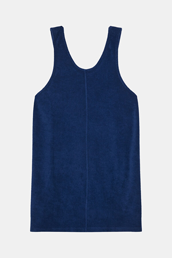 Navy Sleeveless Women's Blouse 2
