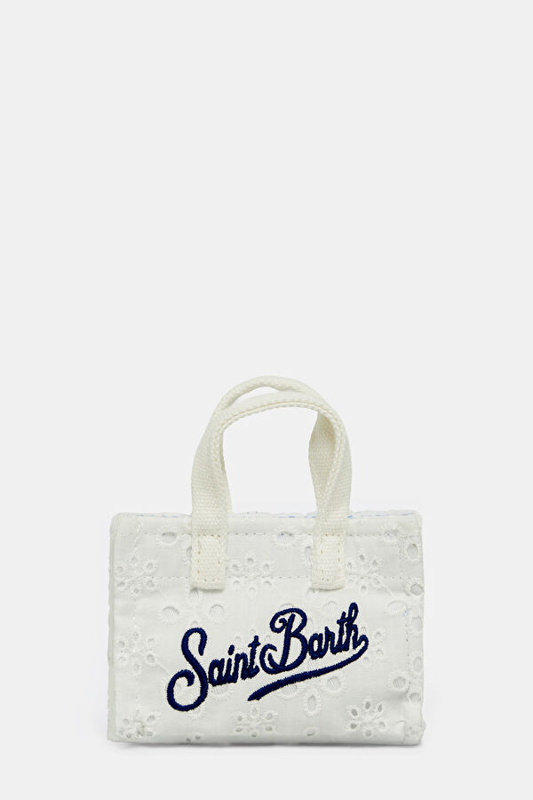 Key Bag Sangallo White Patterned Bag