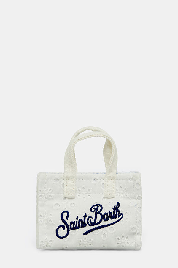 Key Bag Sangallo White Patterned Bag 4