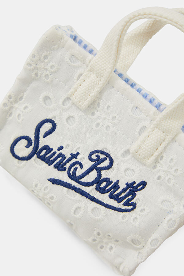 Key Bag Sangallo White Patterned Bag 5