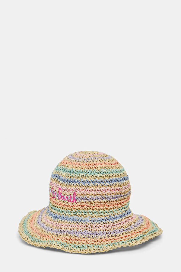 Polly Jr Light Pink Patterned Hat