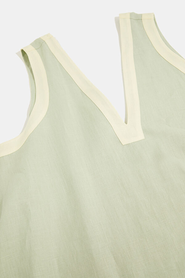 Multicolored Short Women's Dress 3
