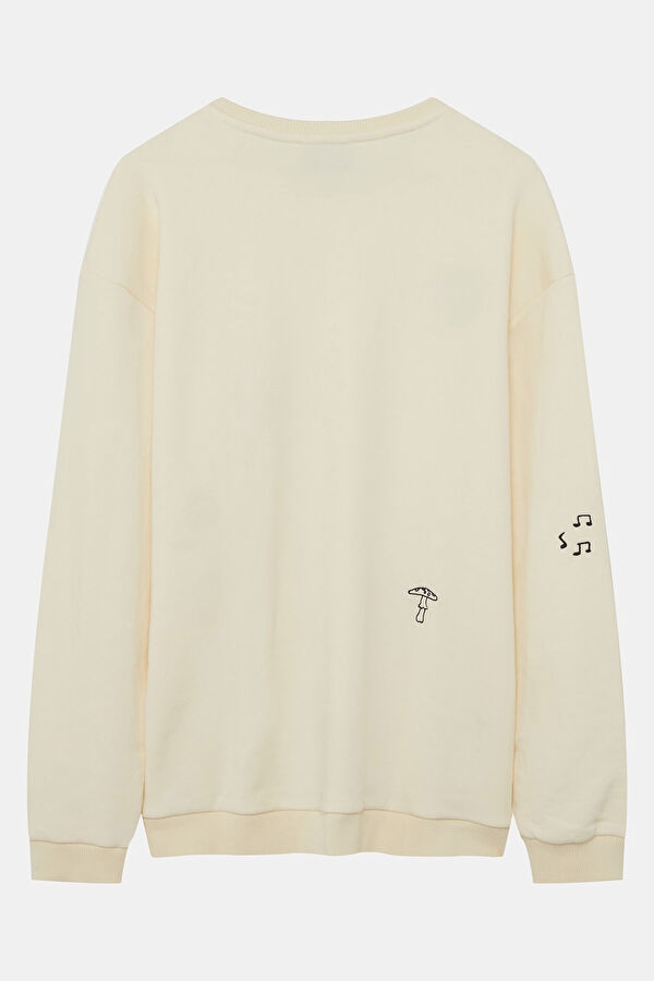 House Ekru Erkek Sweatshirt 2