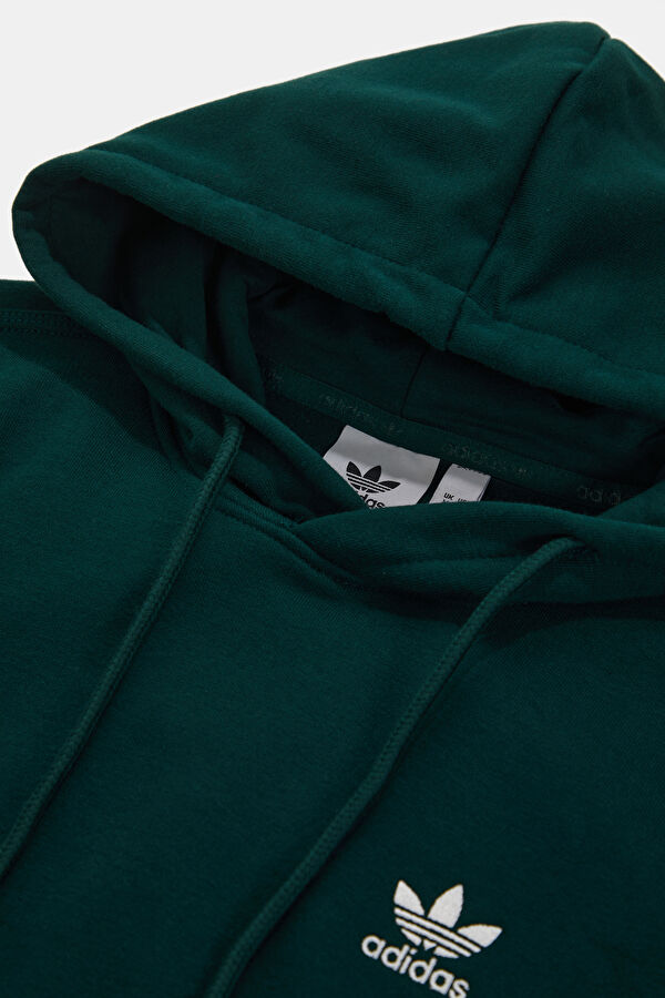 Yeşil Relax Kalıp Kapuşonlu Erkek Sweatshirt 3