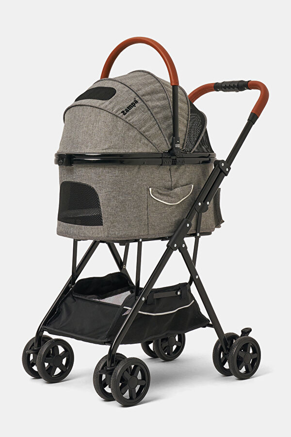 Bottas Cat & Dog Stroller Grey 48X80X99 cm 5