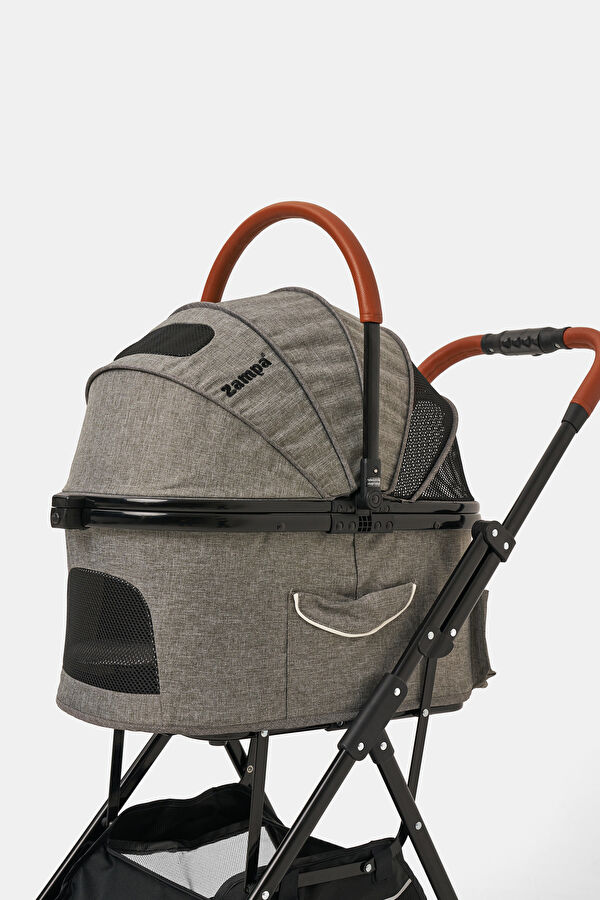 Bottas Cat & Dog Stroller Grey 48X80X99 cm 6