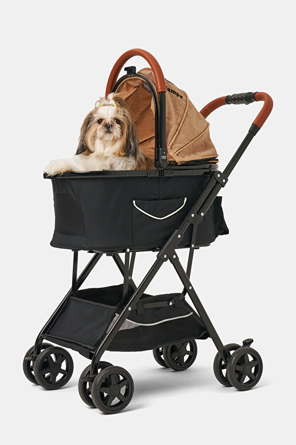 Bottas Cat & Dog Stroller Khaki 48X80X99 cm 15