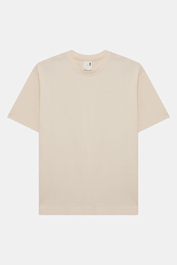 Relax Fit Cream Crew Neck Men's T-Shirt