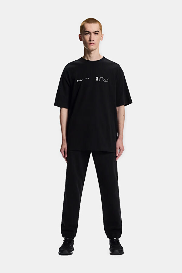 Relax Fit Black Wide Leg Men's Pants