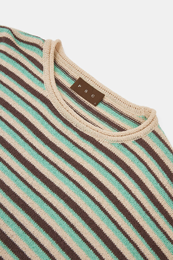 Multicolored Striped Men's Sweater 3