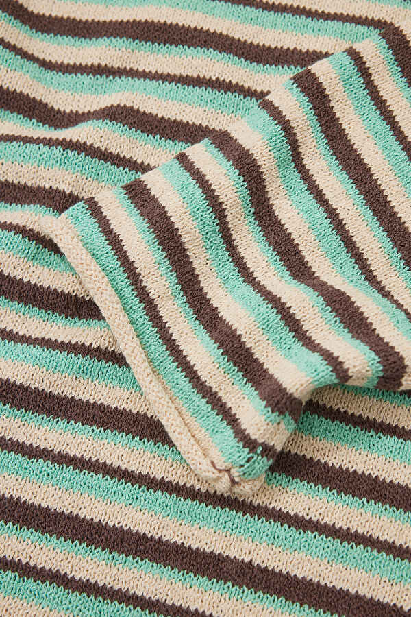 Multicolored Striped Men's Sweater 4