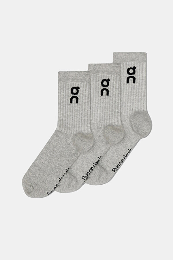 Gray Melange Socks