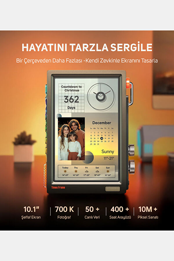 Times Frame 10.1" Ekran Dijital Fotoğraf Çerçevesi 5