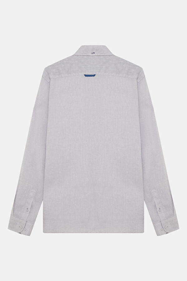 Gray Regular Men's Shirt 2