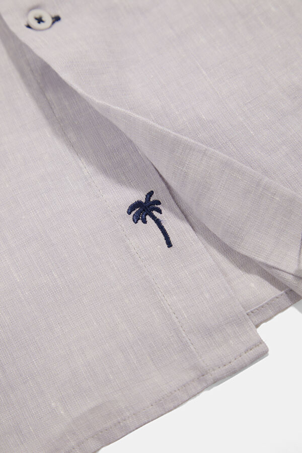 Gray Regular Men's Shirt 4