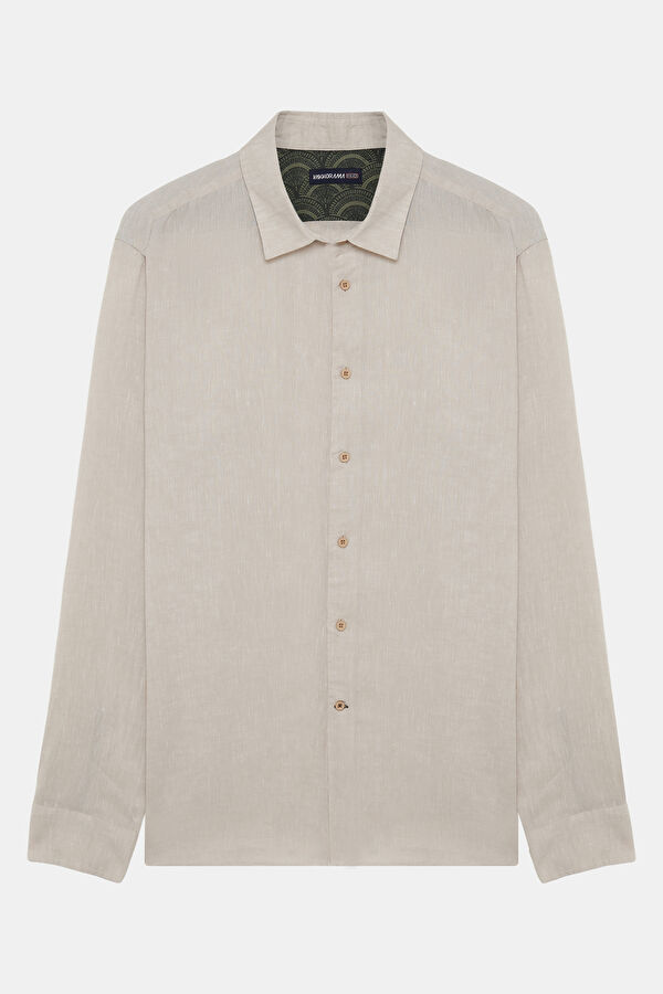 Beige Regular Shirt