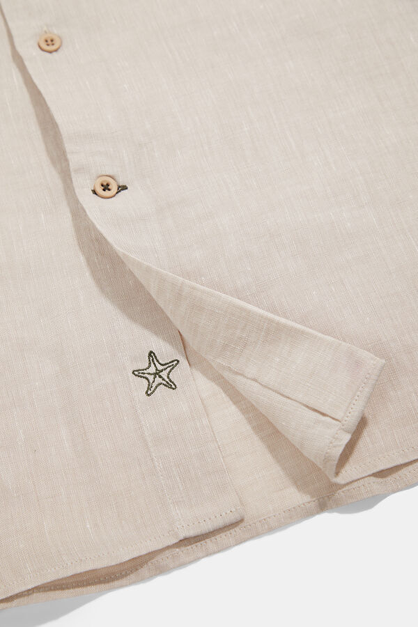 Beige Regular Shirt 4