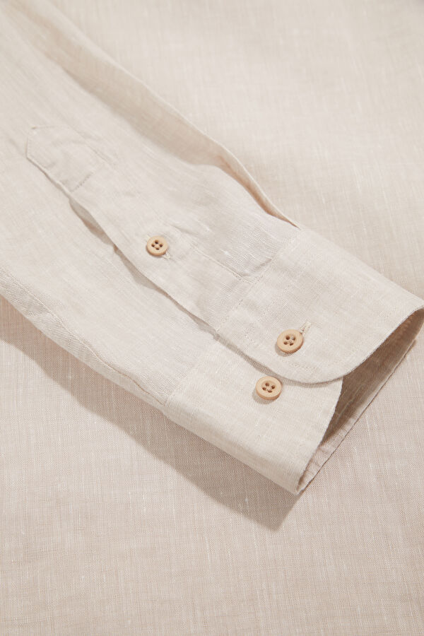 Beige Regular Shirt 5