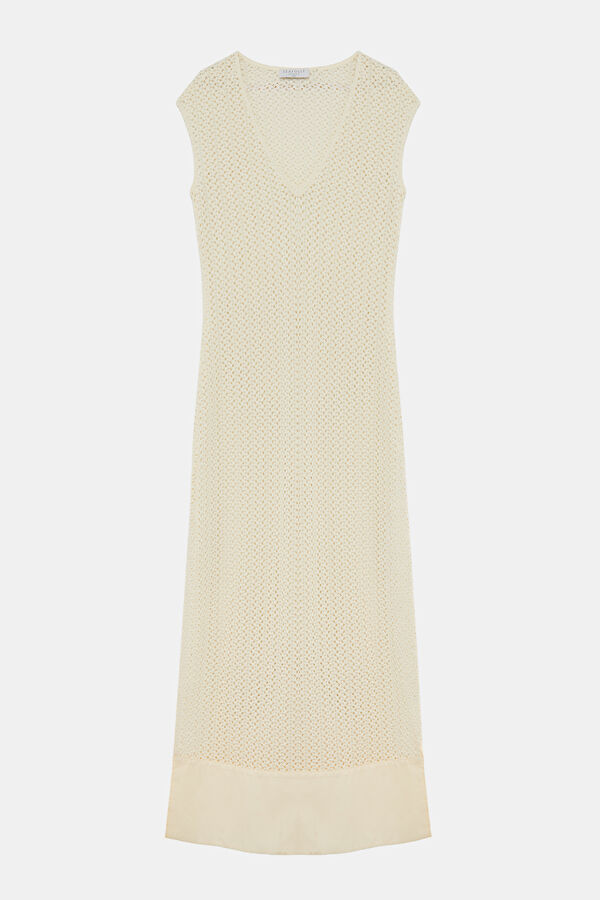 Ecru Midi Women's Dress