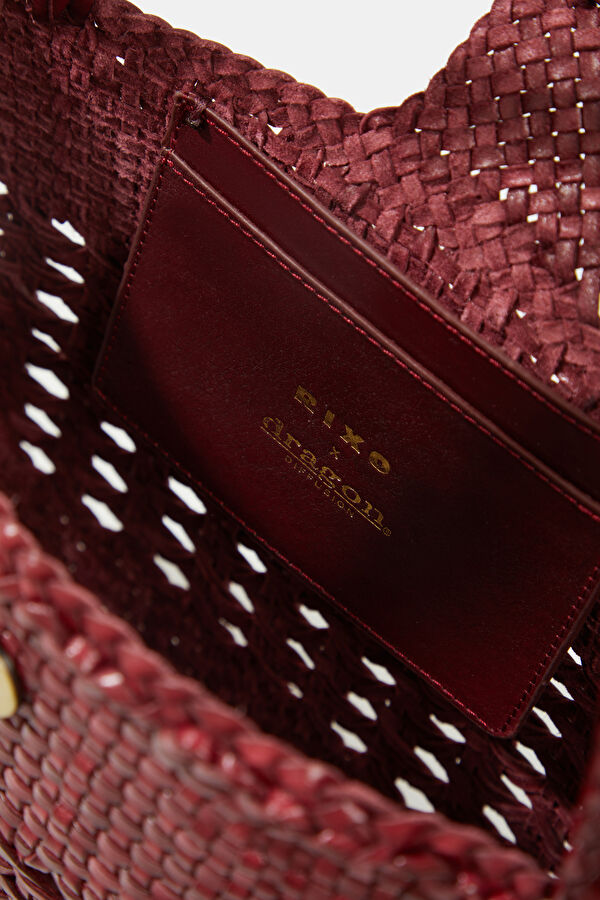 x Dragon Diffusion Niamh Leather Burgundy Leather Bag 5