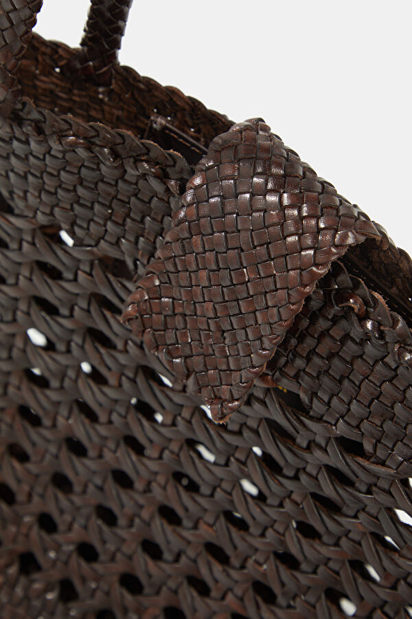 x Dragon Diffusion Lucine Leather Kahve Deri Çanta 4