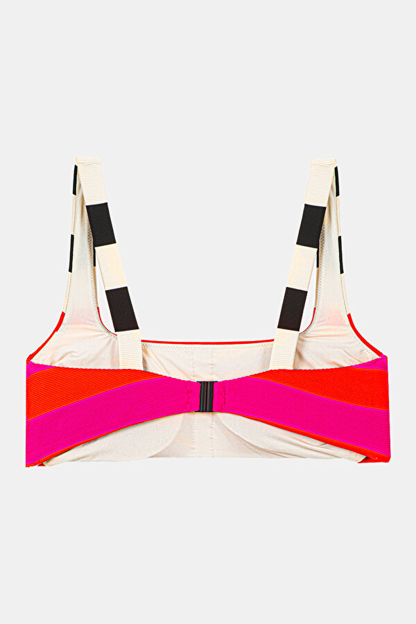 Çok Renkli Çizgili Bikini 4