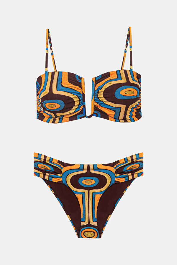 Çok Renkli Desenli Bikini