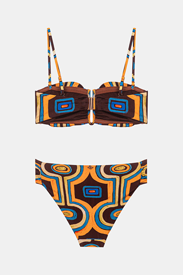Çok Renkli Desenli Bikini 2