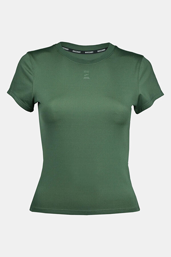 Yeşil Bisiklet Yaka Kadın T-Shirt