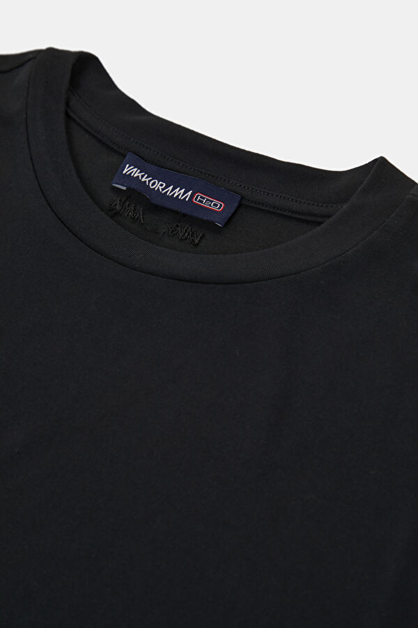 Anthracite Crew Neck Women's T-Shirt 3
