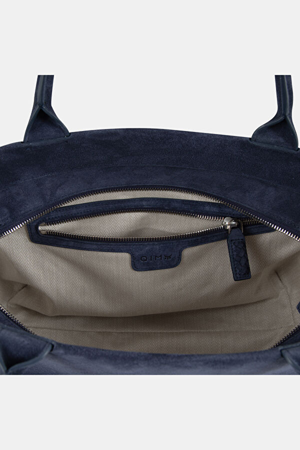 Diana Navy Suede Bag 4