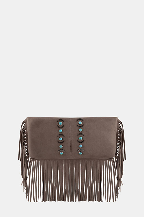 Hera Beige Suede Bag