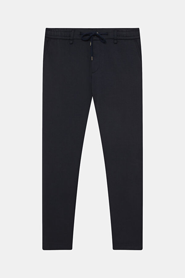 Relax Kalıp Lacivert Slim Fit Modal Erkek Pantolon