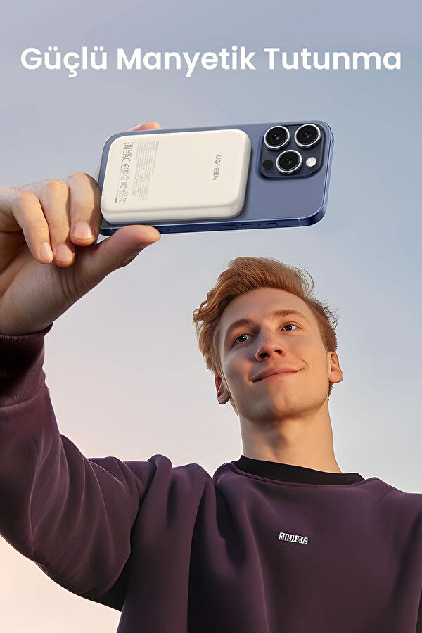 10.000 mAh 20W Magsafe Wireless Kablosuz Hızlı Powerbank 4