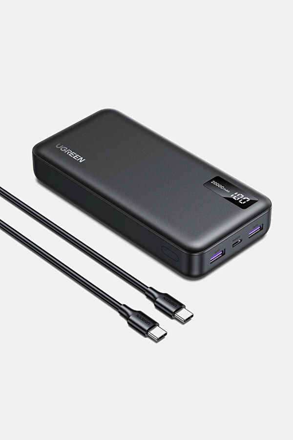 20,000 mAh PD 3.0 Fast Charging 1xUSB-C, 2xUSB-A Powerbank