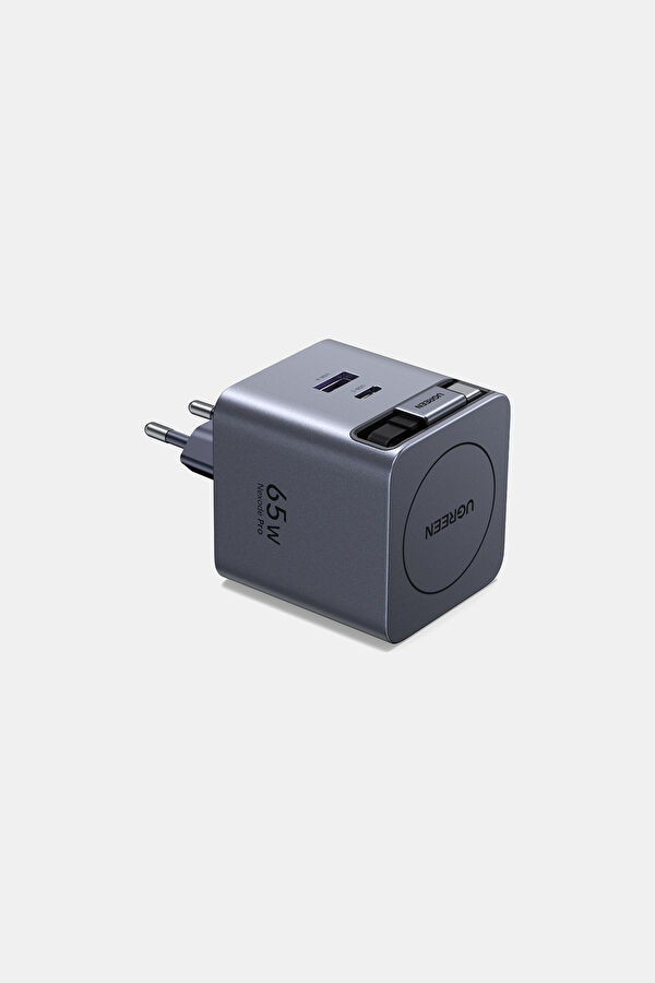 65W GaN Fast Charger with Retractable Cable