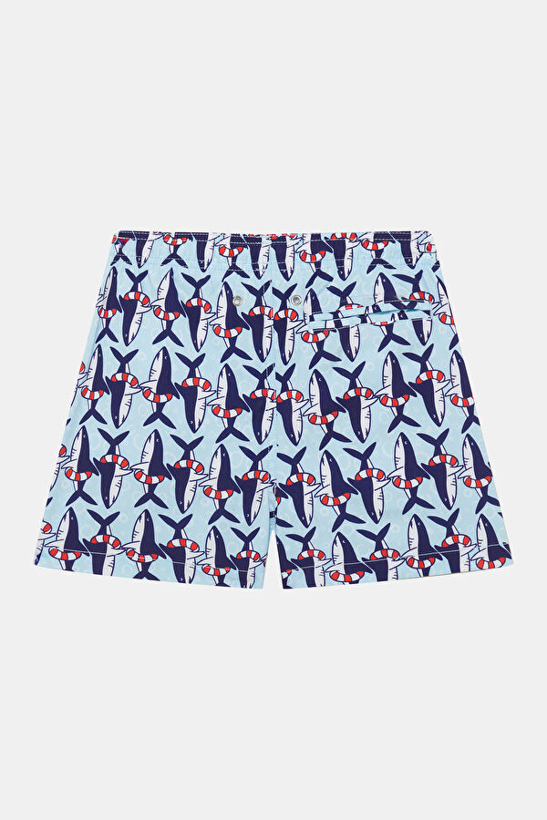 Colorful Printed Elasticated Children's Swimsuit 2