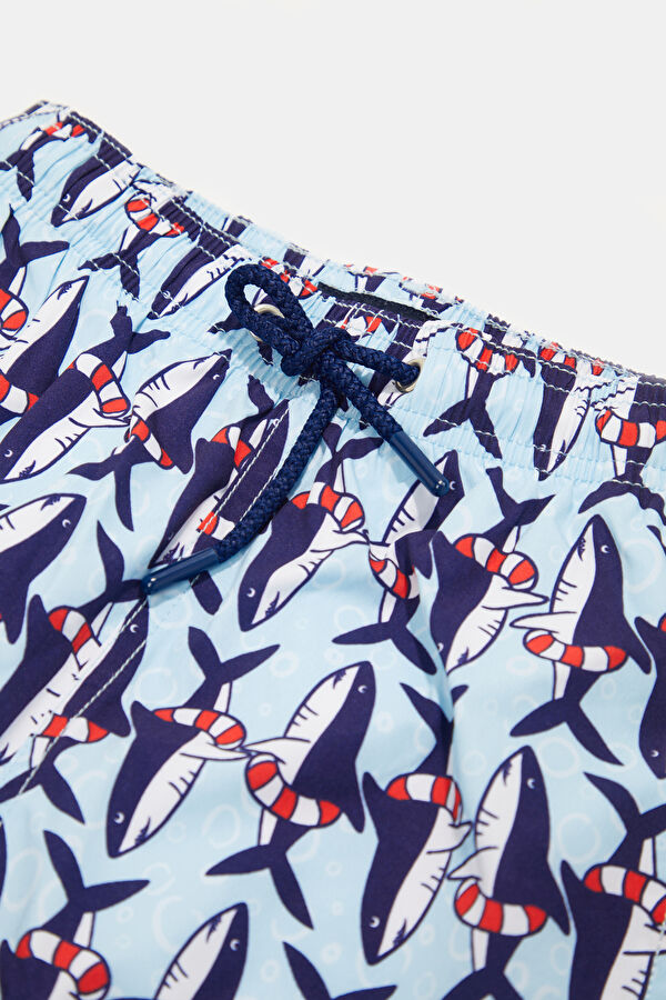 Colorful Printed Elasticated Children's Swimsuit 3