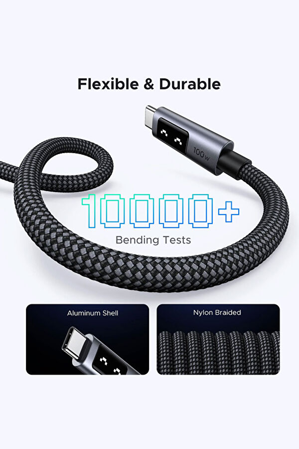 USB-C to USB-C 5A/100W 1M Charging Cable 5