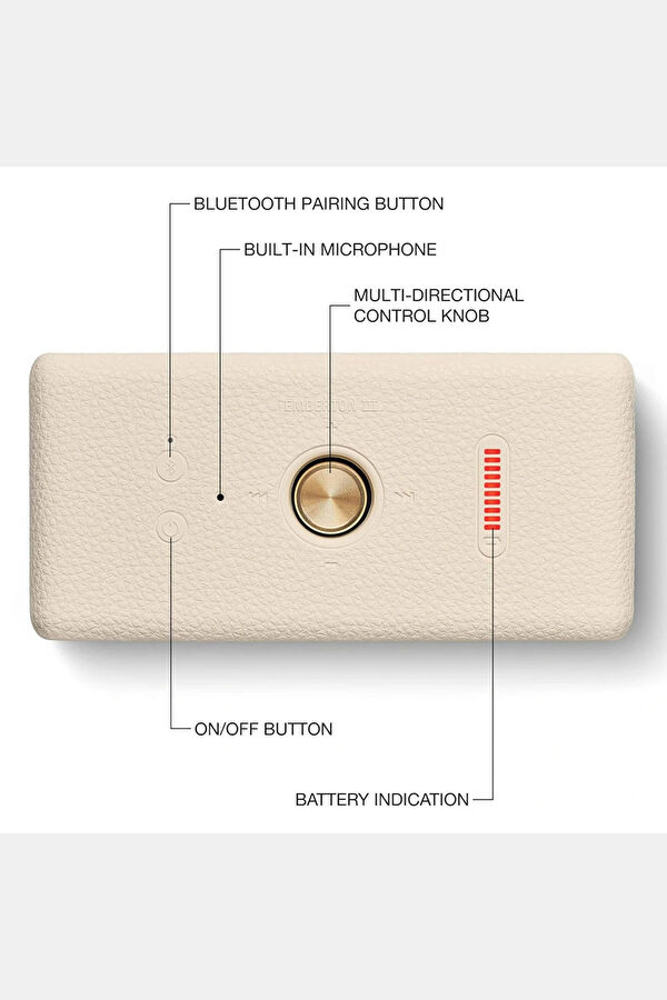 Emberton III Krem Bluetooth Hoparlör 6