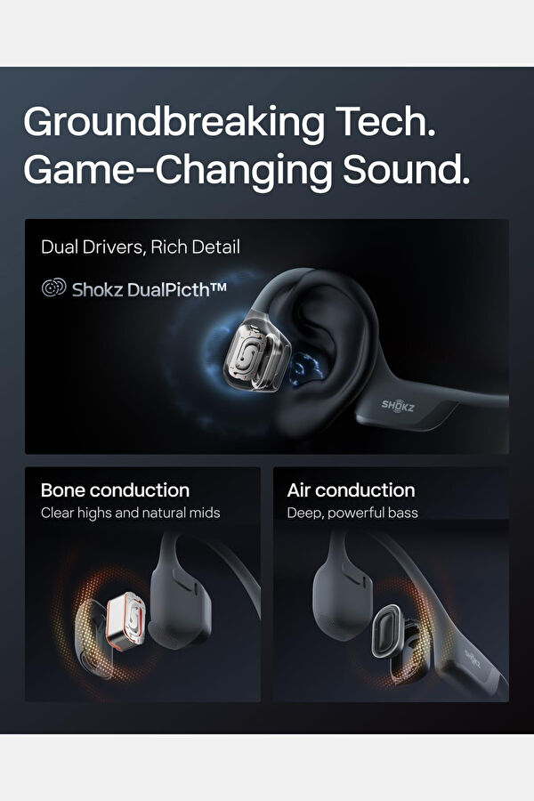 OpenRun Pro 2 Black Headphones 5