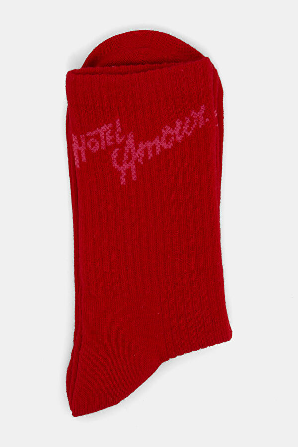 X Hotel Amour Kırmızı Çorap