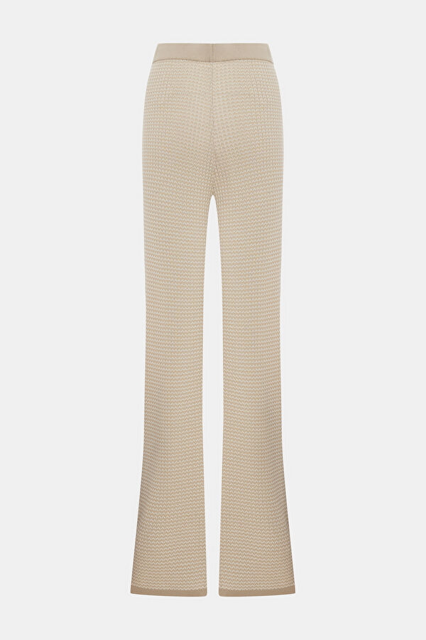 Beige Straight Women's Pants 2