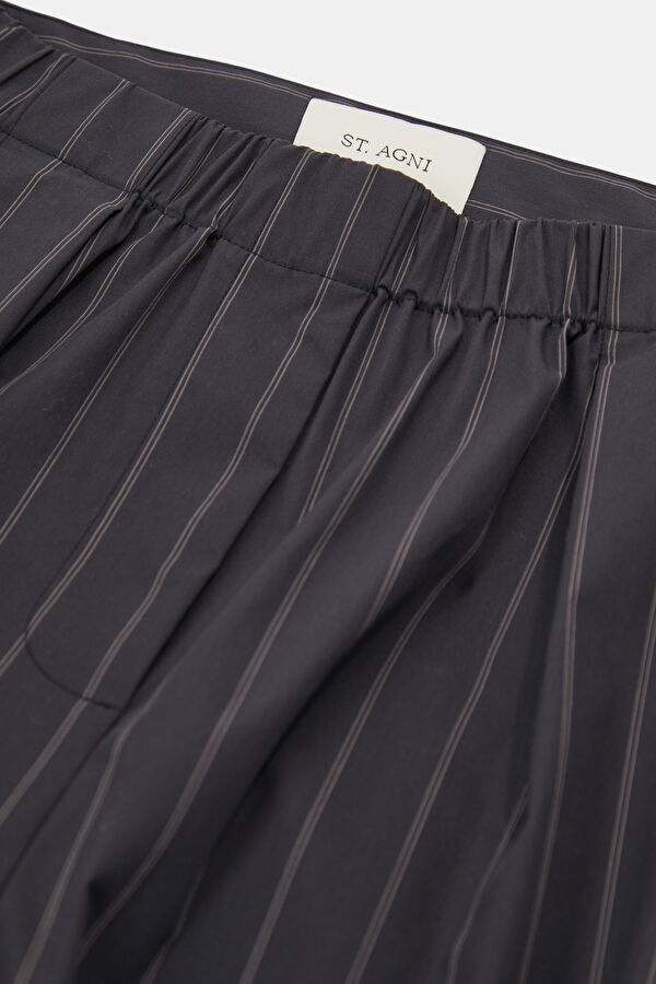 Lacivert Straight Cut Kadın Pantolon 3