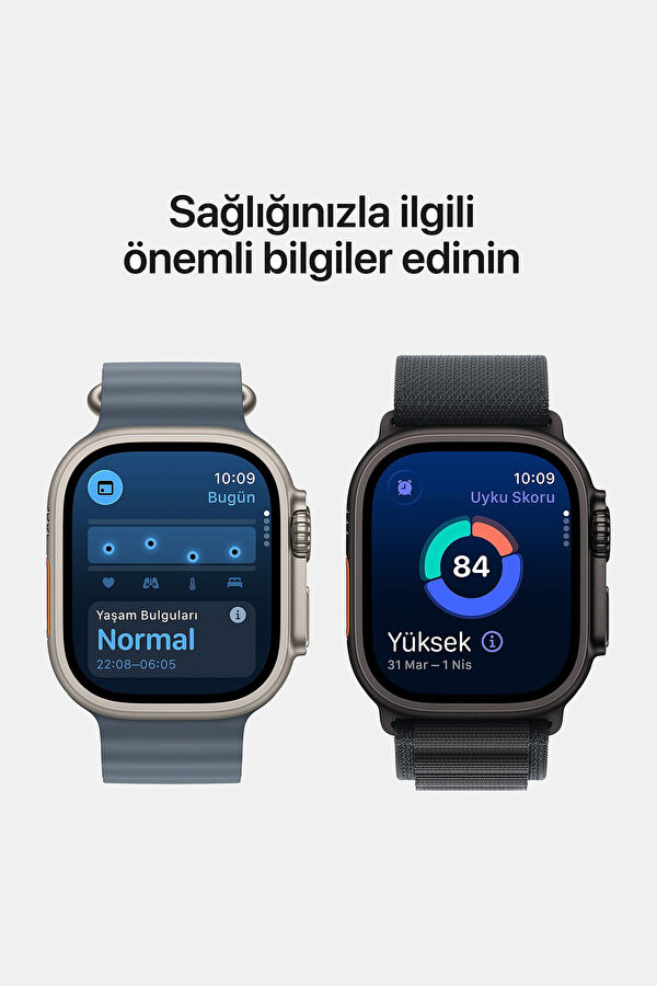Watch Ultra 3&nbsp;GPS + Cellular&nbsp;49mm&nbsp;Natural Titanium Case with Light Blue Alpine Loop - Large MEWP4TU/A 6