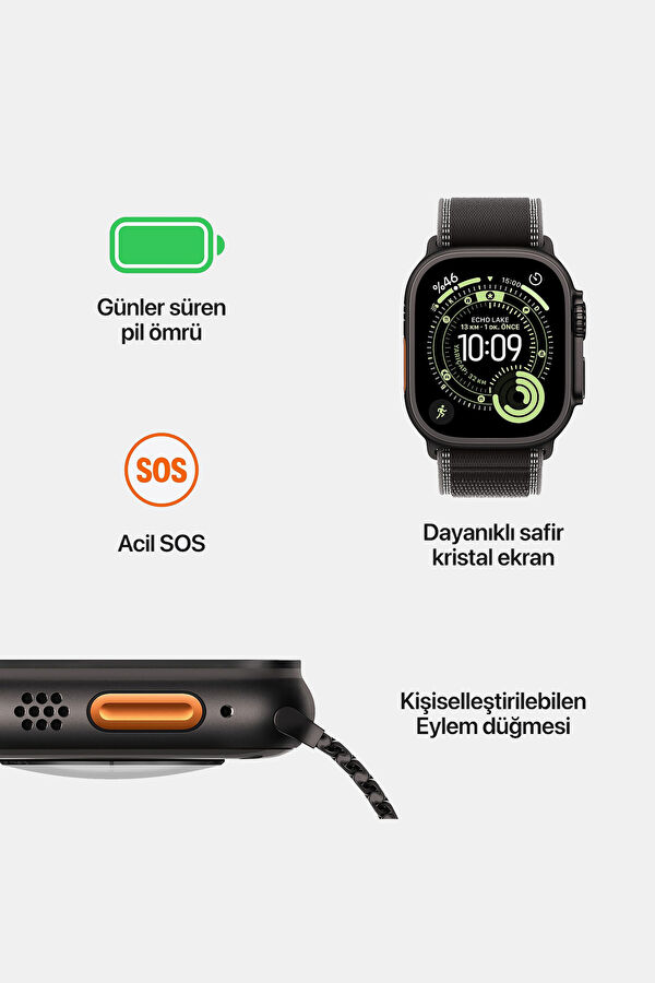 Watch Ultra 3 GPS + Cellular 49mm Natural Titanium Case with Natural Titanium Milanese Loop - Large MF0E4TU/A 3