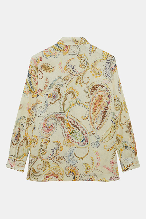 Multicolored Pattern Women's Shirt 2