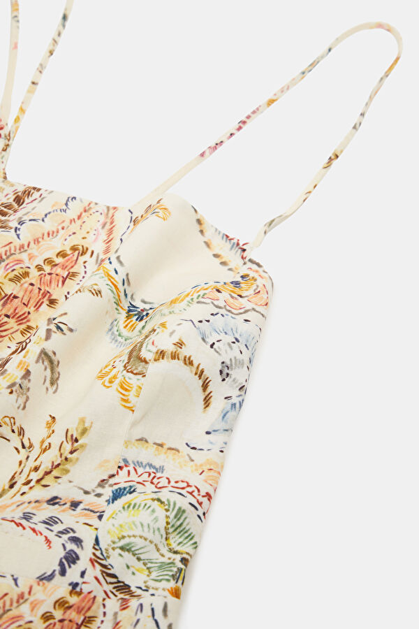 Multicolored Patterned Women's Dress 3